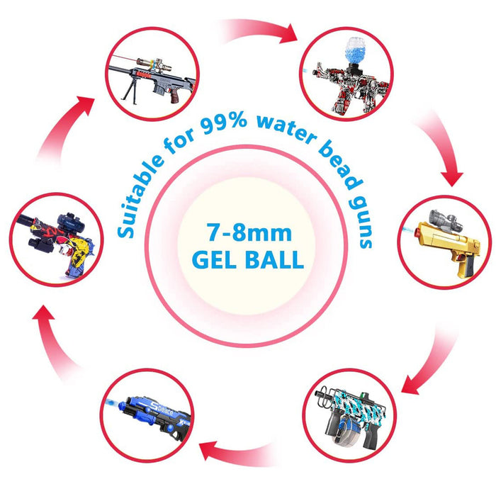 10,000 Gel Beads for Gel Blaster Gun