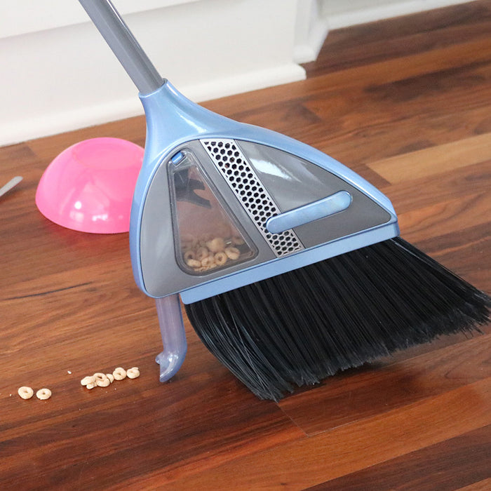 VacBroom Rechargable 2-in-1 Broom and Vacuum