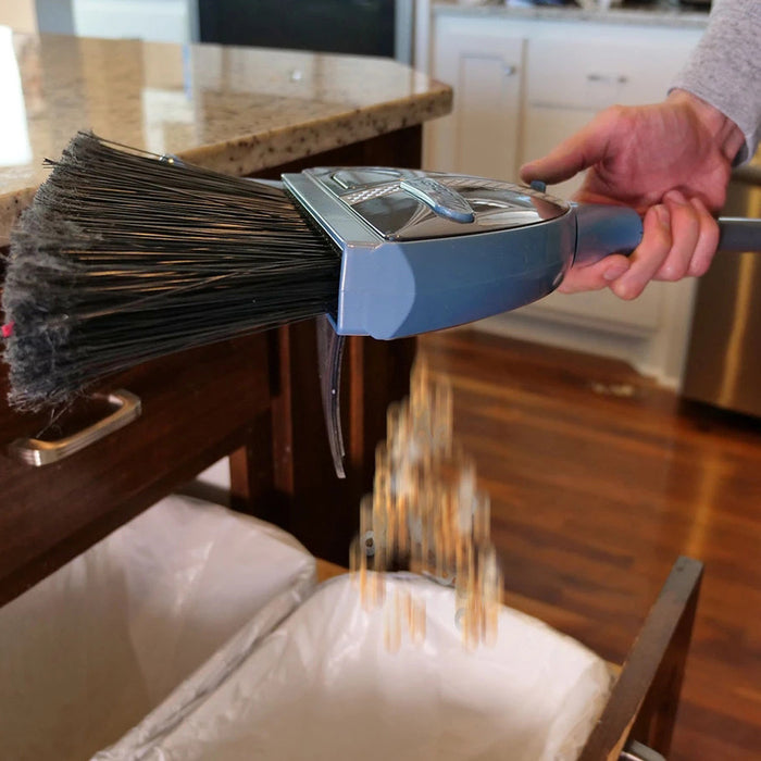 VacBroom Rechargable 2-in-1 Broom and Vacuum