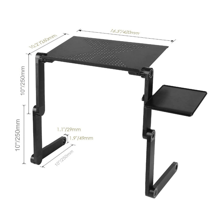 Ergonomic Laptop Stand with Mouse Pad
